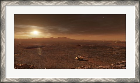 Framed Mars Exploration Rover Spirit Print