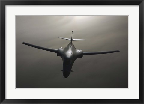 Framed B-1 Bomber Print