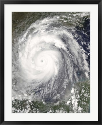 Framed Hurricane Emily Print