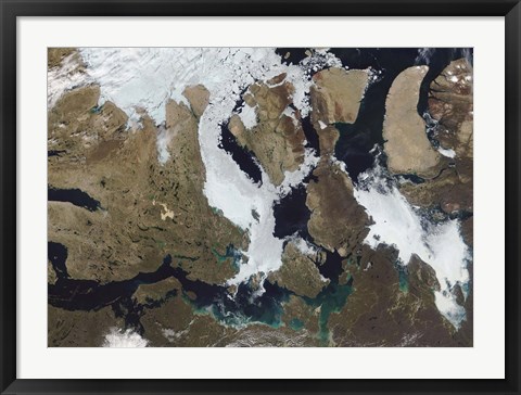 Framed Nunavut, Canada Print