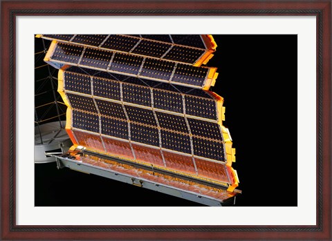 Framed Solar Arrays on Space Station Print