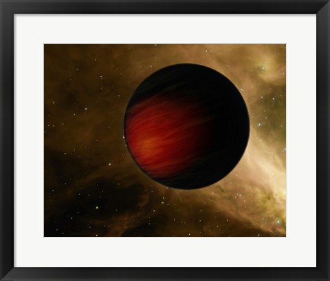 Framed Hot Jupiter Print