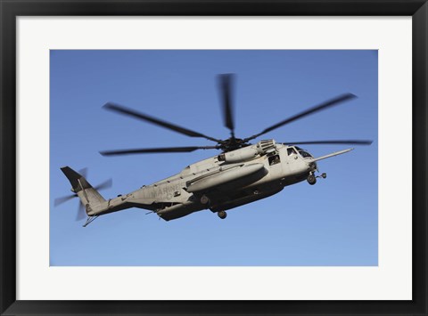 Framed US Marine Corps CH-53 Sea Stallion Print