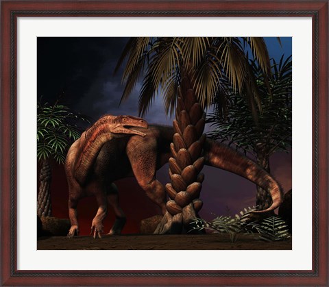 Framed Plateosaurus Print