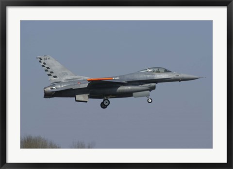 Framed F-16C Fighting Falcon of the Italian Air Force Print