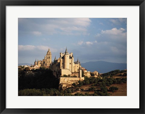 Framed Spain, Sagovia Alcazar Castle Print