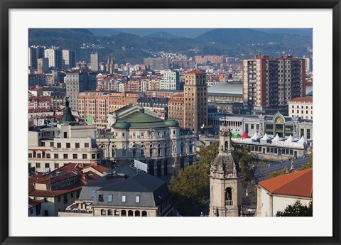 Framed View of Parque Etxebarria Park, Bilbao, Spain Print