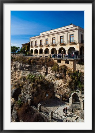 Framed Plaza de Espana, Ronda, Spain Print