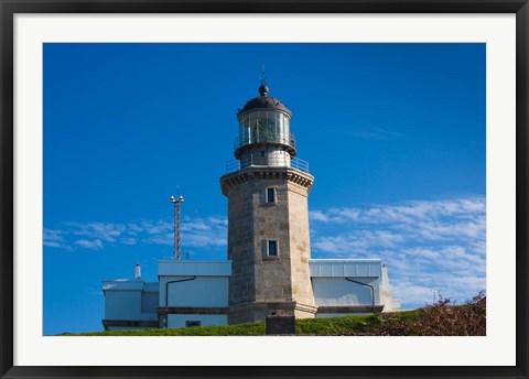 Framed Spain, Cabo Machichaco cape and Lighthouse Print