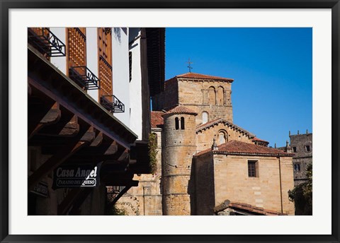 Framed Spain, Santillana del Mar, Iglesia de Colegiata Print