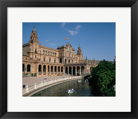 Framed Plaza De Espana, Seville, Andalusia, Spain Print