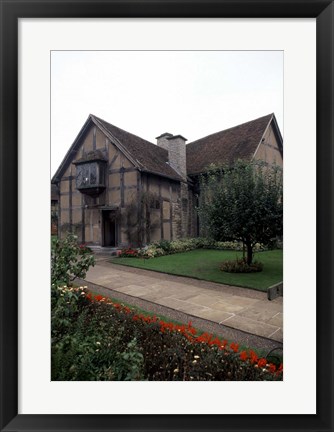 Framed Home of William Shakespeare, Stratford-upon-Avon, England Print