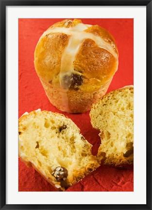 Framed Hot cross buns, an English Easter specialty Print