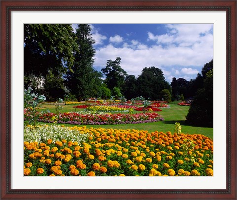 Framed Jephson Gardens at Royal Leamington Spa, Warwickshire, England Print