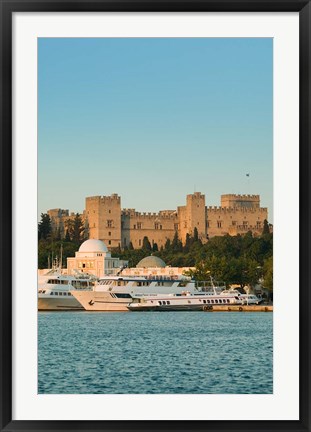 Framed Greece, Dodecanese, Palace of the Grand Masters Print
