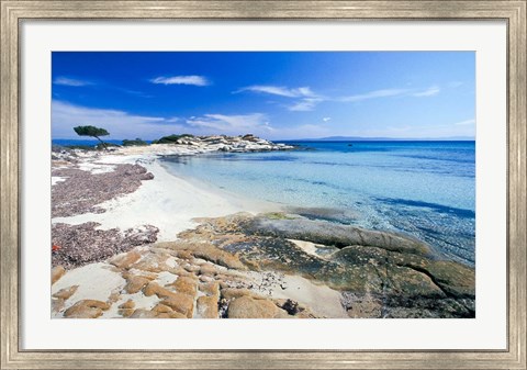 Framed Greece, Halkidiki Peninsula, Karydi Beach Print