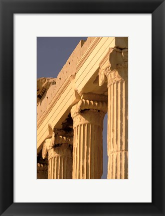 Framed Column Detail, The Acropolis, Attica, Athens, Greece Print