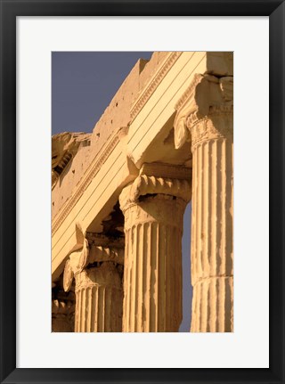 Framed Column Detail, The Acropolis, Attica, Athens, Greece Print