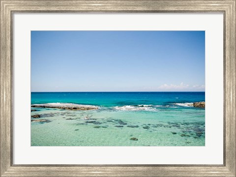 Framed Cyprus, Karpas, Dipkarpaz, Beach near Ayios Philon Print