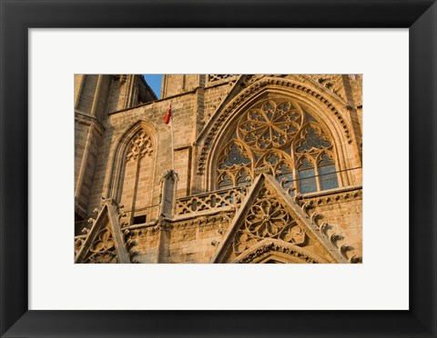 Framed Cyprus, Lala Mustafa Pasha Mosque, former cathedral Print