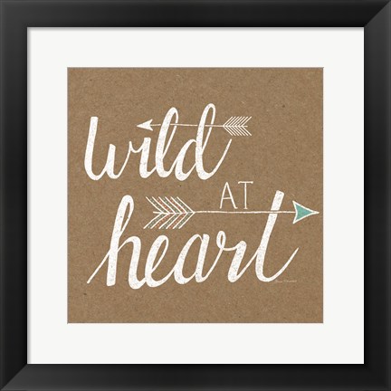 Framed Wild at Heart Print