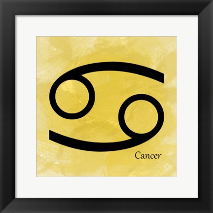 Framed Cancer - Yellow Print