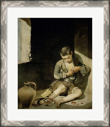 Framed Young Beggar Print