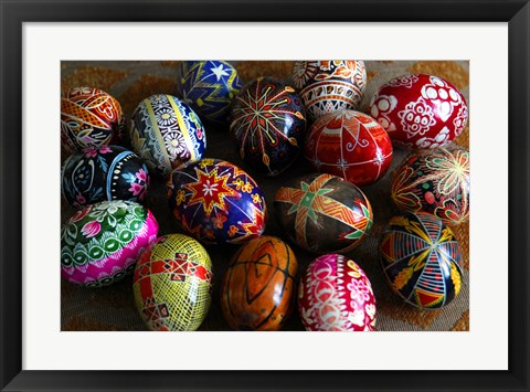 Framed Easter Eggs Print