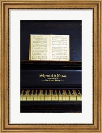 Framed Piano Print