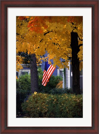 Framed Fall Flag Print