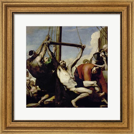 Framed Martyrdom of St. Philip Print