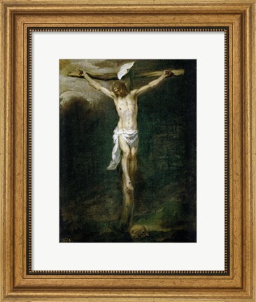Framed Christ on the Cross Print