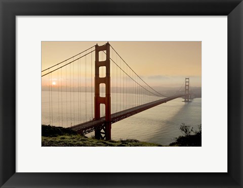 Framed Golden Gate Sunrise #2 Print