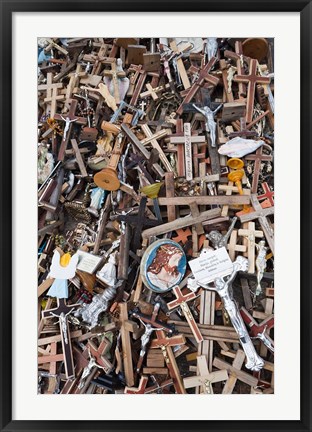 Framed Lithuania, Siauliai, Hill of Crosses, Christianity II Print