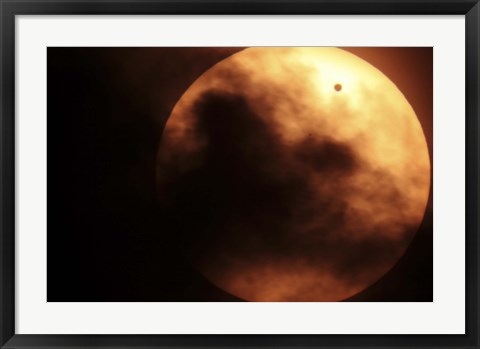 Framed Venus Transiting in front of the Sun II Print