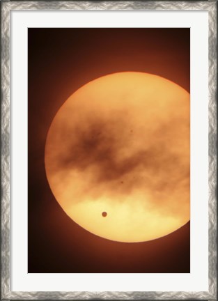 Framed Venus Transiting in front of the Sun IV Print