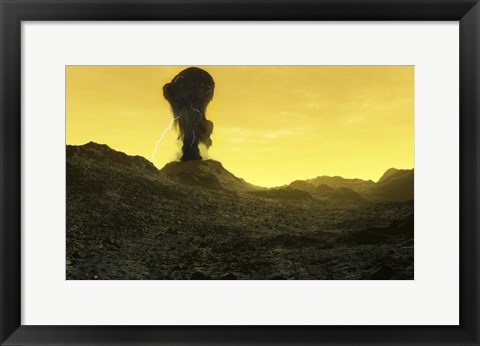 Framed Surface of Venus Print
