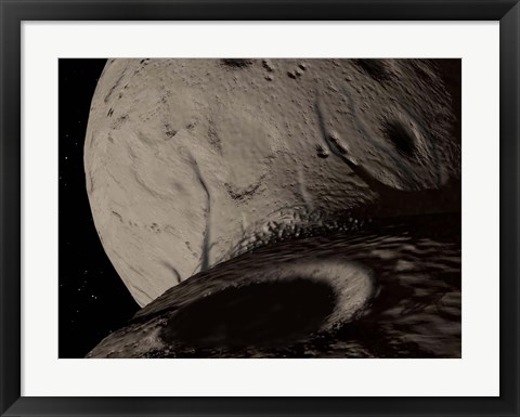 Framed Trojan Asteroid Hektor Print