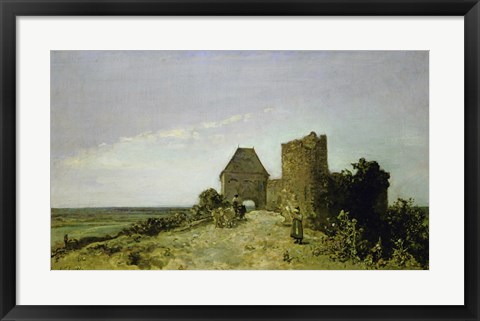 Framed Ruins Of The Chateau De Rosemont, 1861 Print