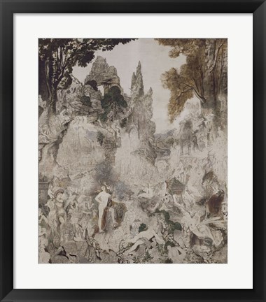 Framed Les Chimeres, 1884 Print