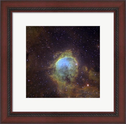 Framed NGC 3324, also known as the Gabriela Mistral Nebula located in the Constellation Eta Carinae Print