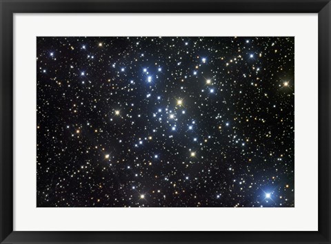 Framed M41, a bright open star cluster located in the Constellation Canis Major Print