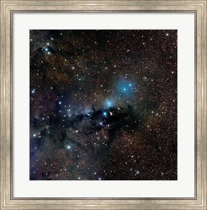 Framed VdB 123 reflection Nebula in the Constellation Serpens Print