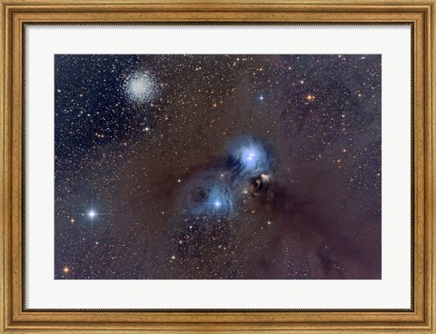 Framed Corona Australis, a Constellation in the Southern Hemisphere Print