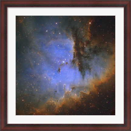 Framed Pacman Nebula Print