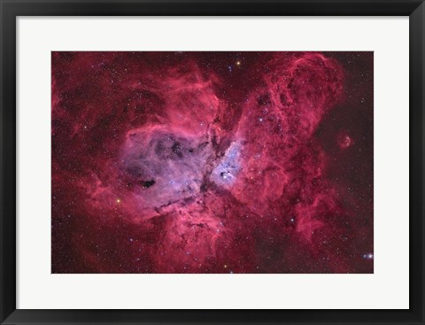 Framed NGC 3372, The Eta Carinae Nebula III Print