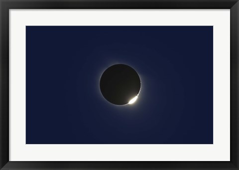 Framed Total Solar Eclipse Print