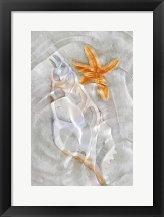 Framed Underwater Light Waves VII Print