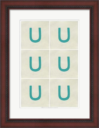 Framed Lucien&#39;s U 6-Up Print