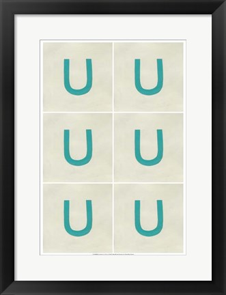 Framed Lucien&#39;s U 6-Up Print